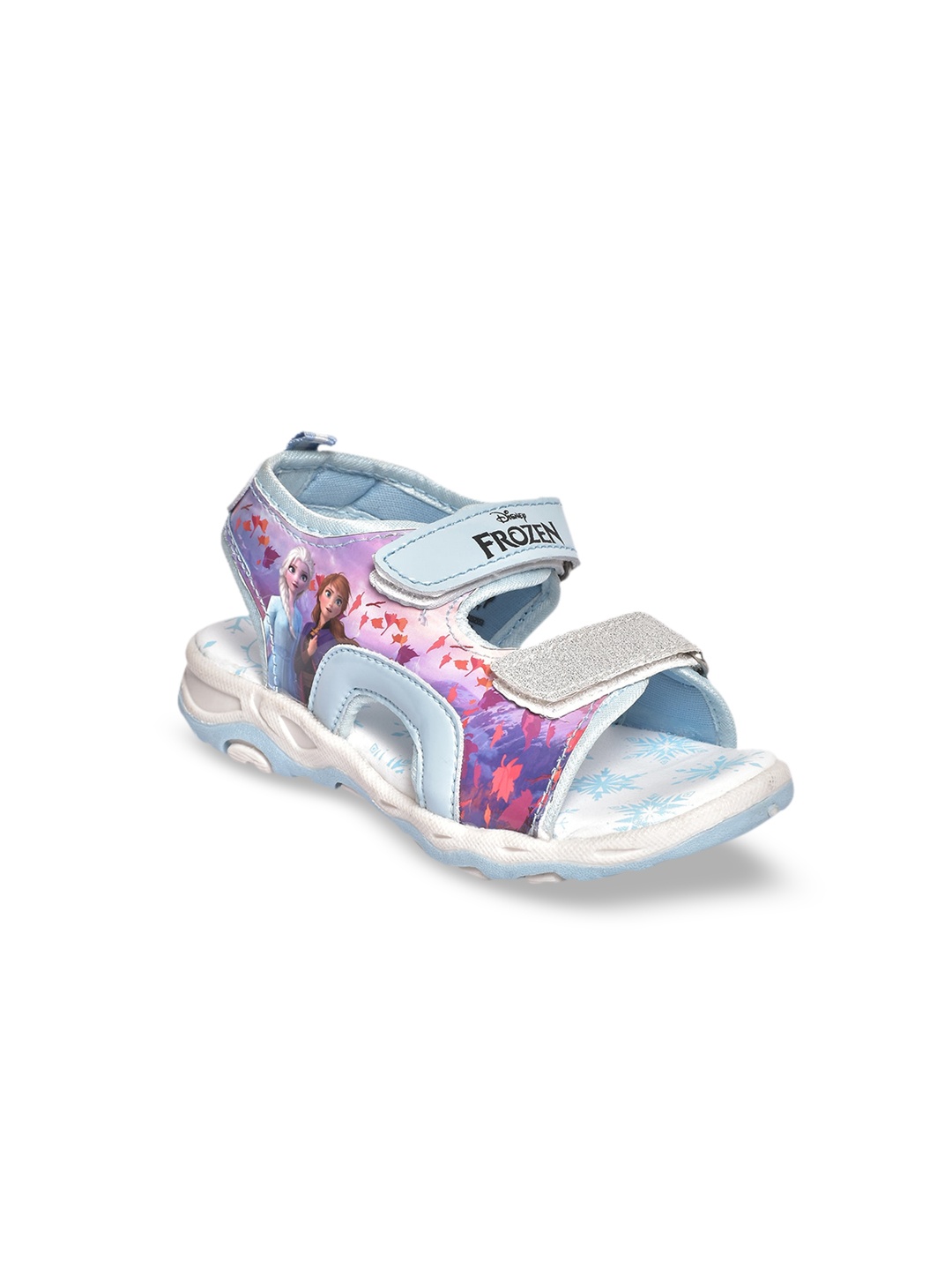 

toothless Girls Blue & Grey toothless Printed Frozen Sports Sandals