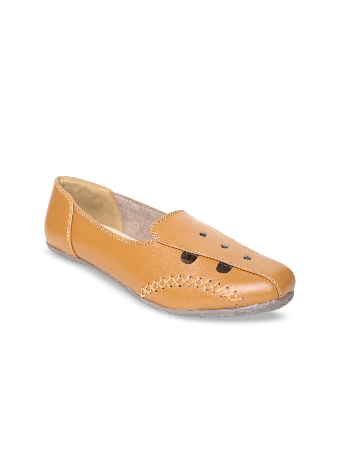 

VALIOSAA Women Beige Solid Mojaris