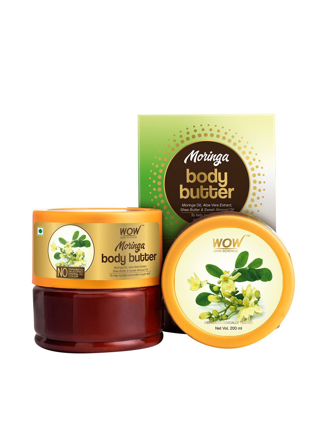 

WOW Skin Science Moringa Body Butter 200 ml, Green