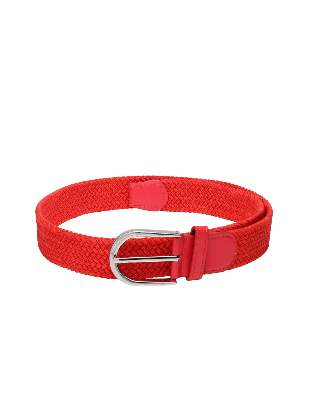

Apsis Unisex Red Braided Belt