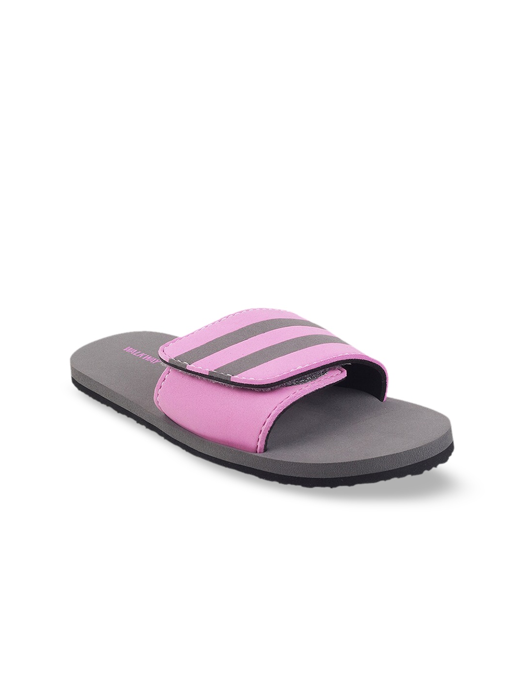 

WALKWAY by Metro Women Purple Striped Sliders