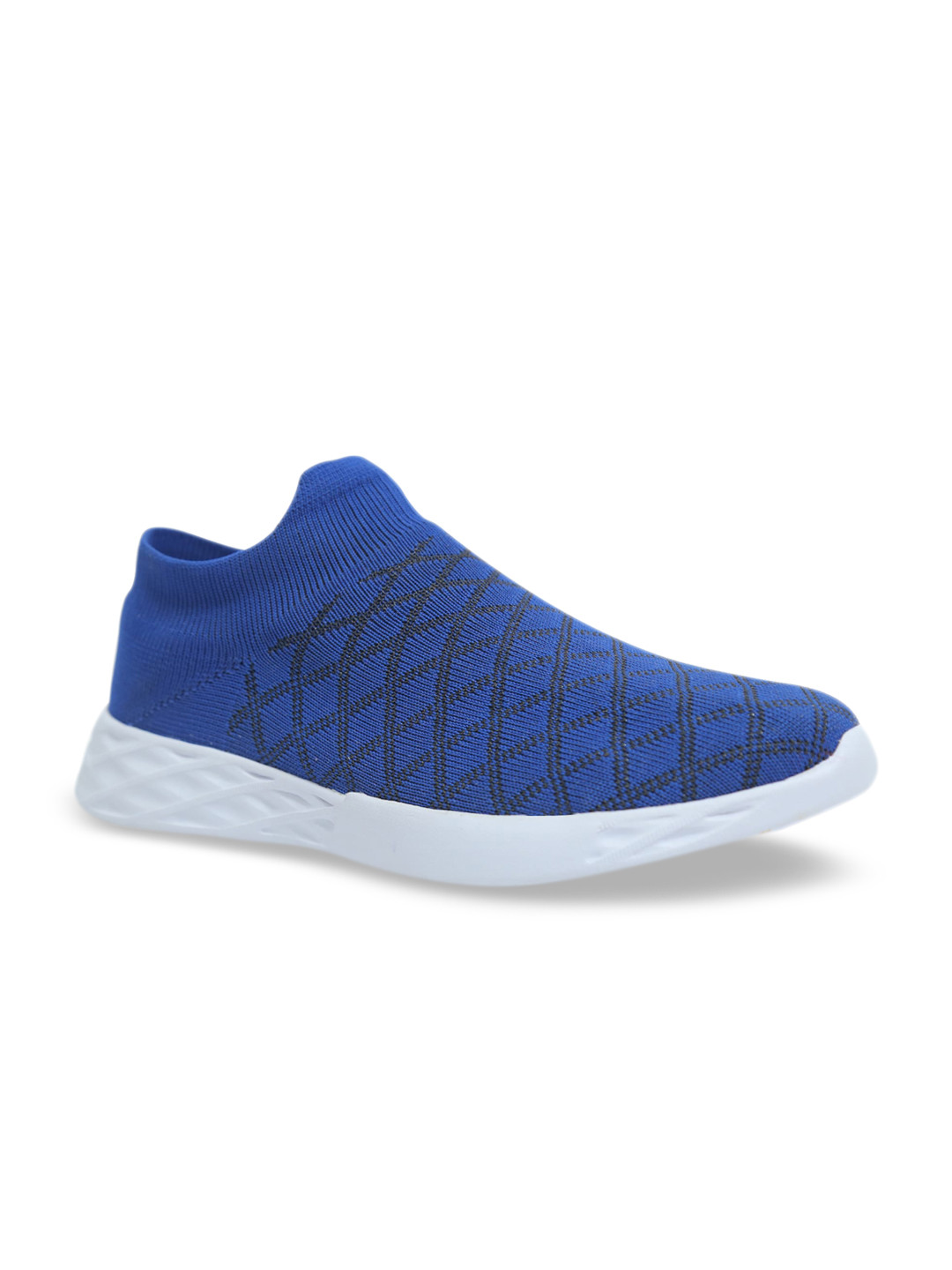 

Provogue Men Blue Woven Design Slip-On Sneakers
