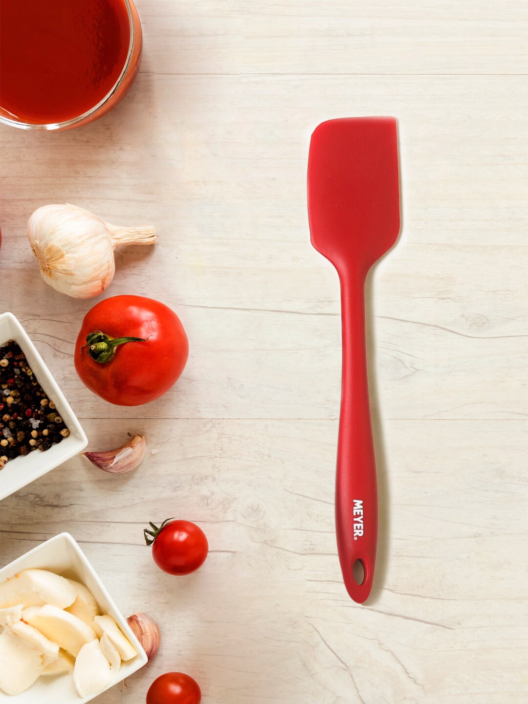 

MEYER Red Silicone Turner Spatula