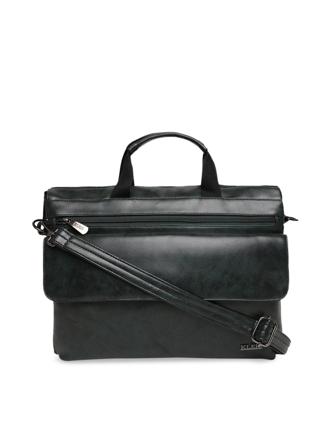 

KLEIO Unisex Solid Laptop Bag, Green