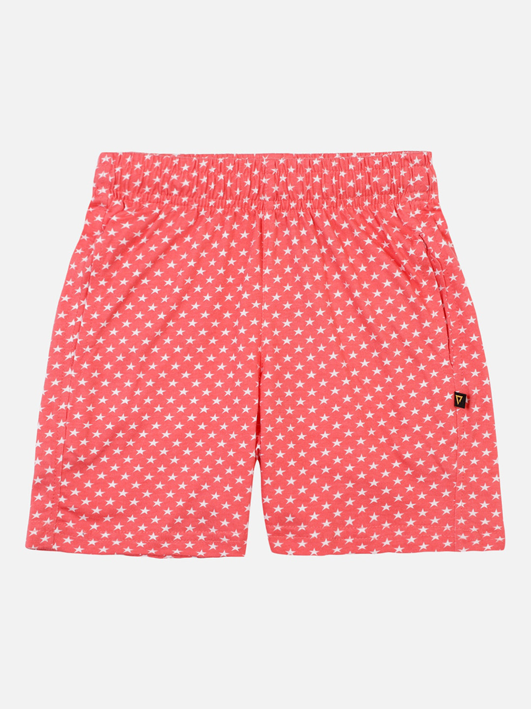 

PROTEENS Girls Pink Printed Slim Fit Regular Shorts