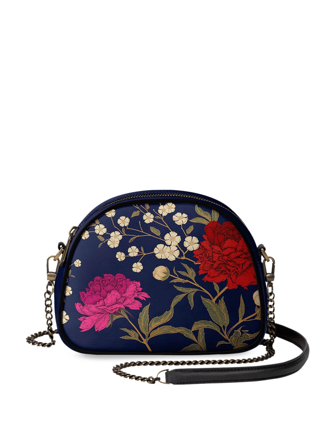 DailyObjects Multicoloured Floral Print Sling Bag, Multi