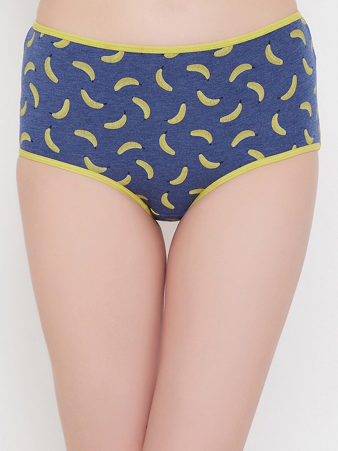 

Clovia Women Blue & Yellow Banana Printed Hipster Briefs PN2715S03