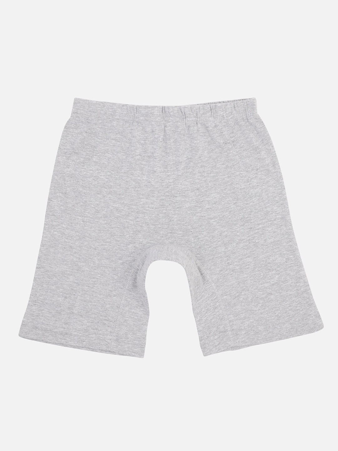 

PROTEENS Girls Grey Solid Slim Fit Sports Shorts