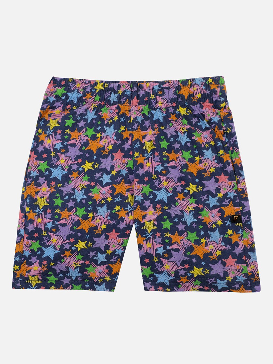 

PROTEENS Girls Multicoloured Printed Slim Fit Regular Shorts, Multi
