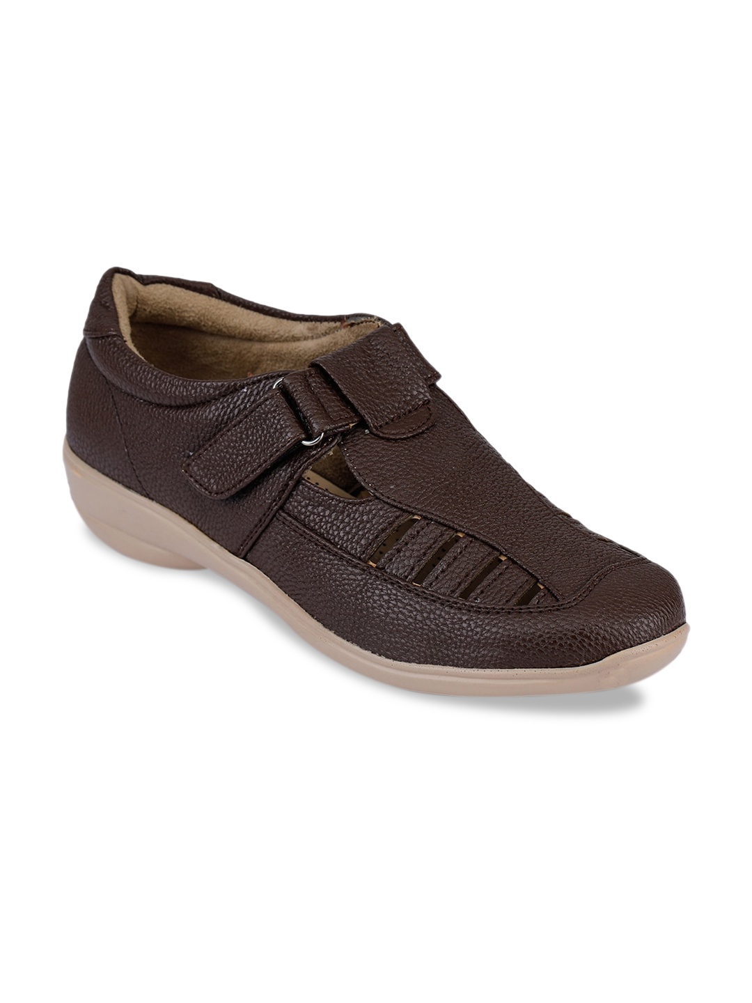 

VALIOSAA Women Brown Solid Lightweight Sneakers