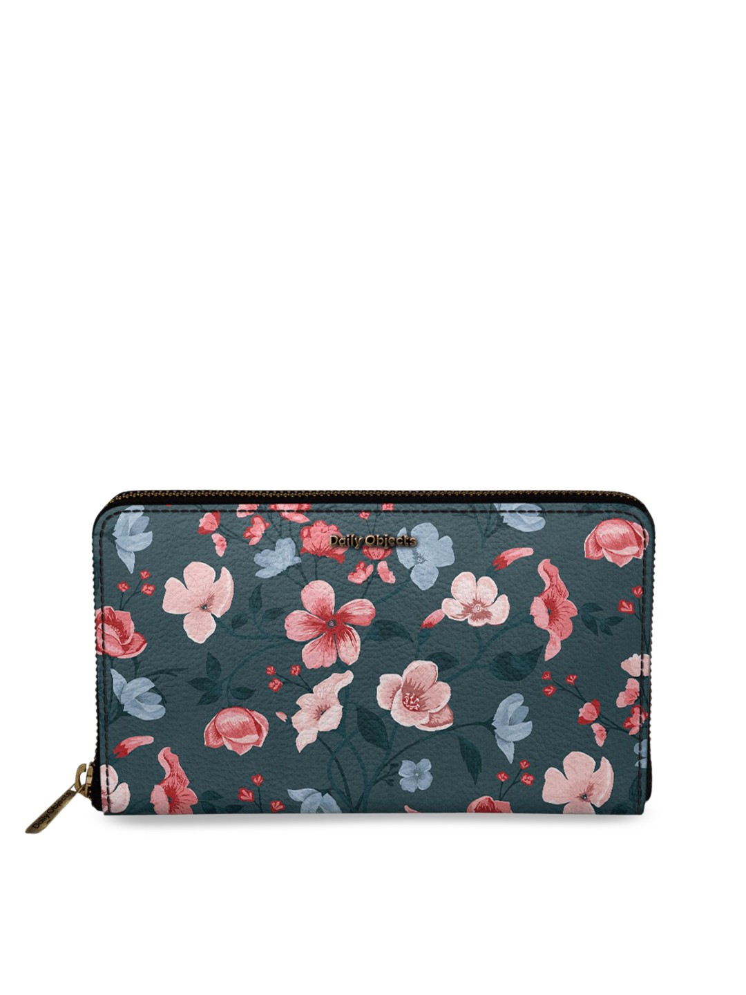 

DailyObjects Women Blue Printed Zip Around Wallet