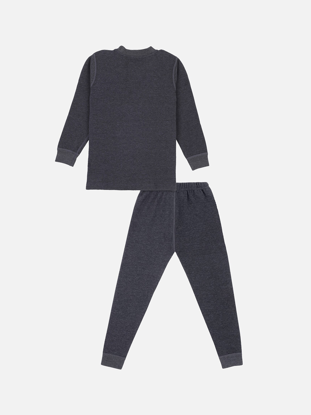 

BODYCARE INSIDER Kids Solid Fleece Thermal Set, Grey