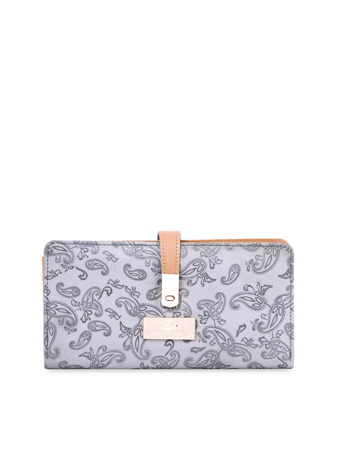 

WOMEN MARKS Grey Printed Purse Clutch