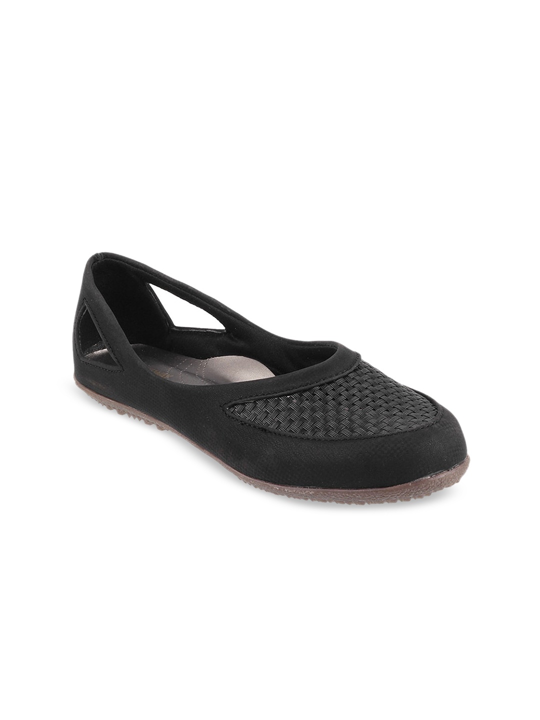 WALKWAY by Metro Women Black Solid Ballerinas