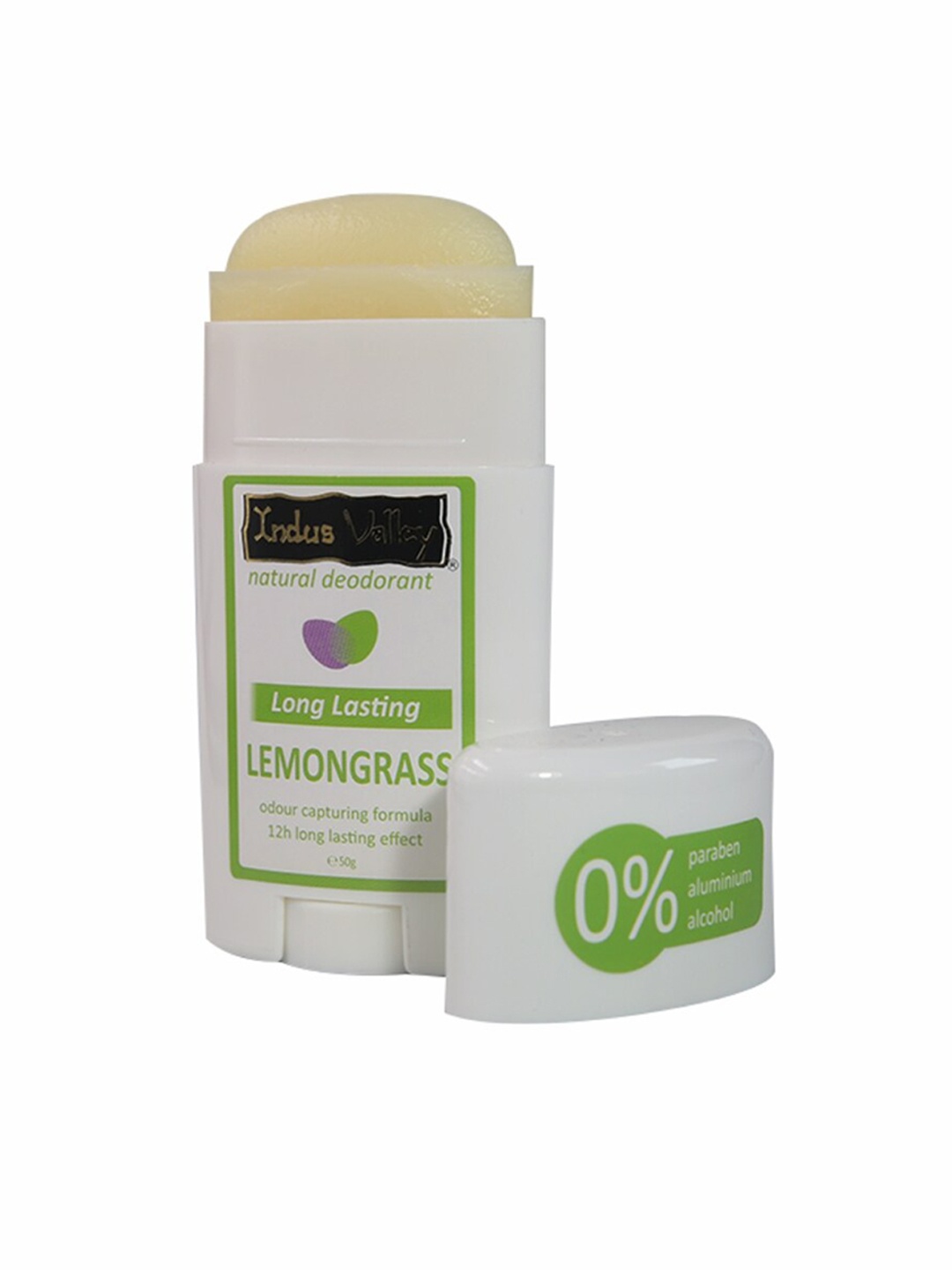 

Indus Valley Unisex Natural Lemongrass Deodorant - 50 g, White