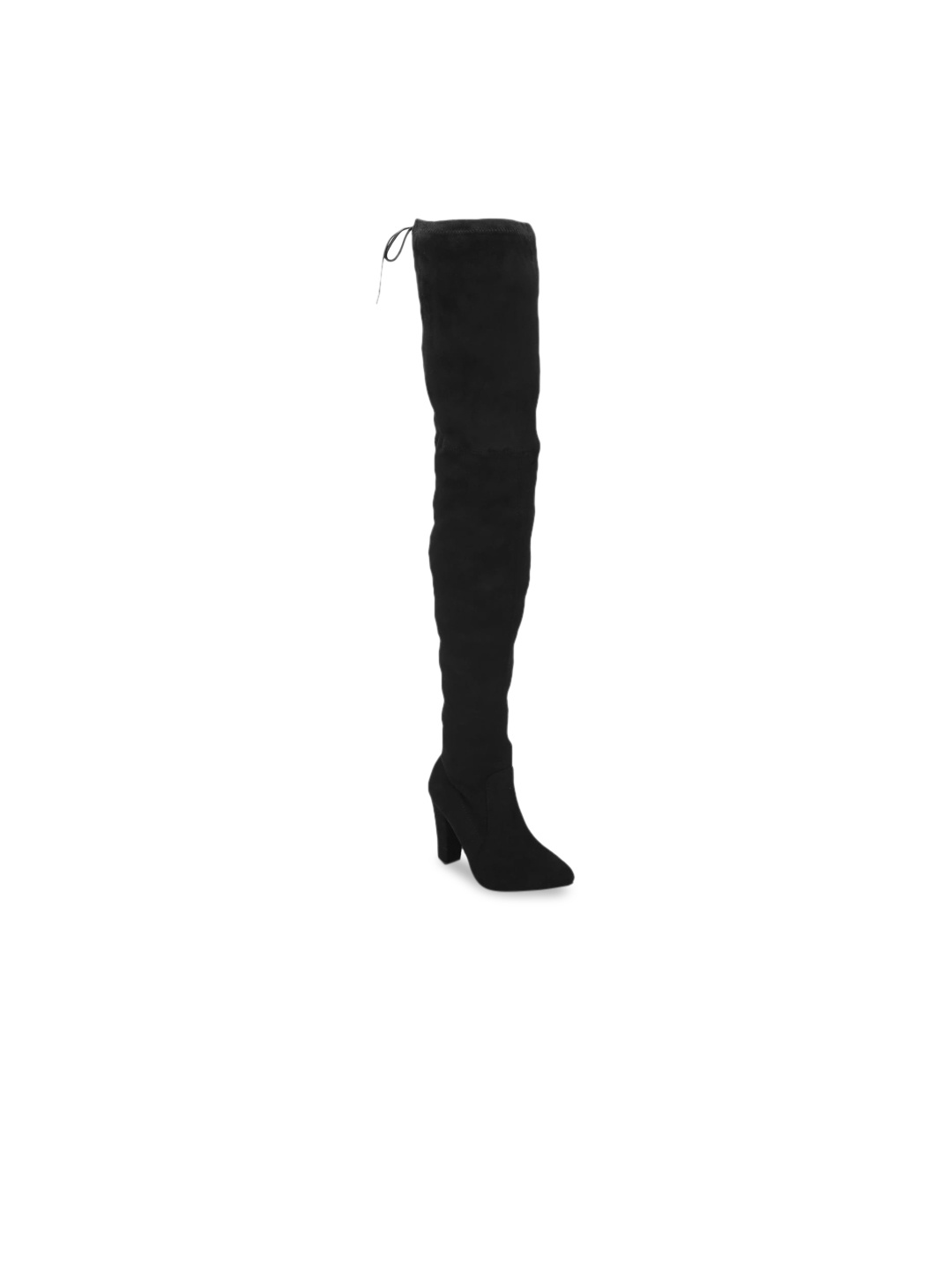 

Truffle Collection Women Black Solid Heeled Boots