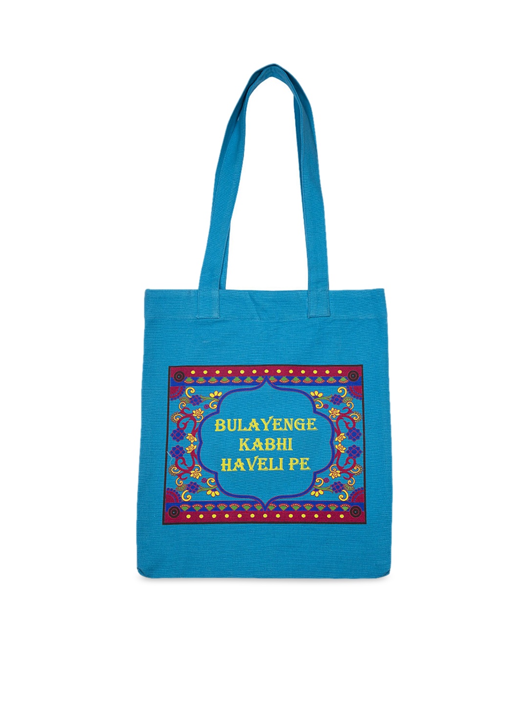 

Voylla Blue Printed Tote Bag