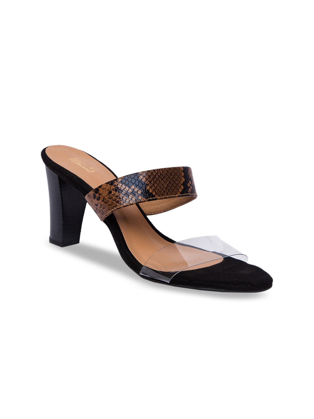 

Inc 5 Women Tan Brown Textured Heels