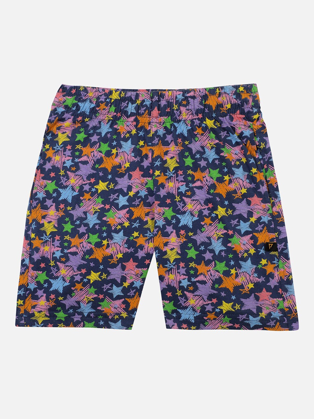 

PROTEENS Girls Multicoloured Printed Slim Fit Regular Shorts, Multi