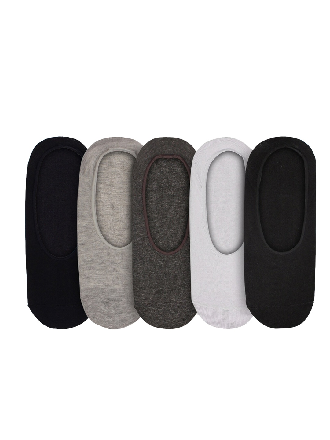 

ROMEO ROSSI Men Pack of 5 Assorted Shoe Liners