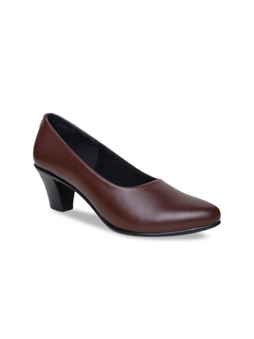 

VALIOSAA Women Brown Solid Pumps