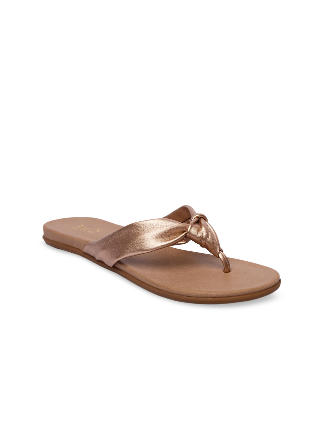 

Inc 5 Women Brown Solid Open Toe Flats