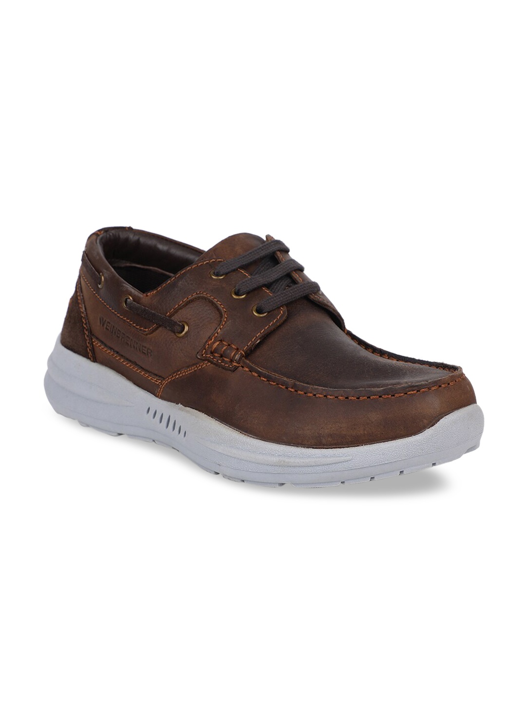 

Weinbrenner Men Brown Leather Derbys