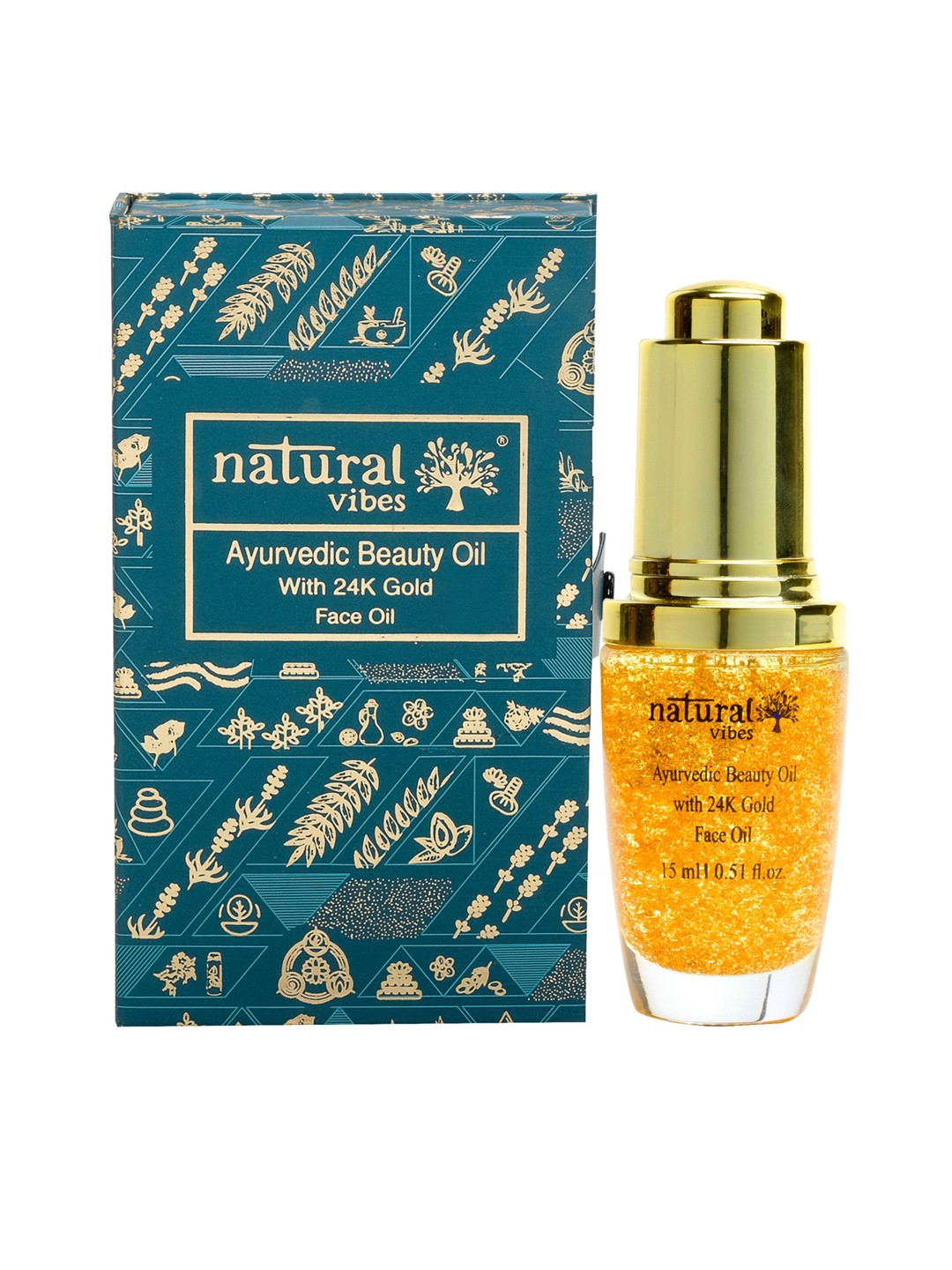 

natural vibes 24 K Gold Beauty Oil 15 ml