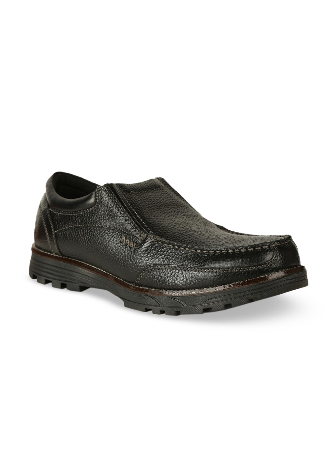 

Weinbrenner Men Black Leather Loafers