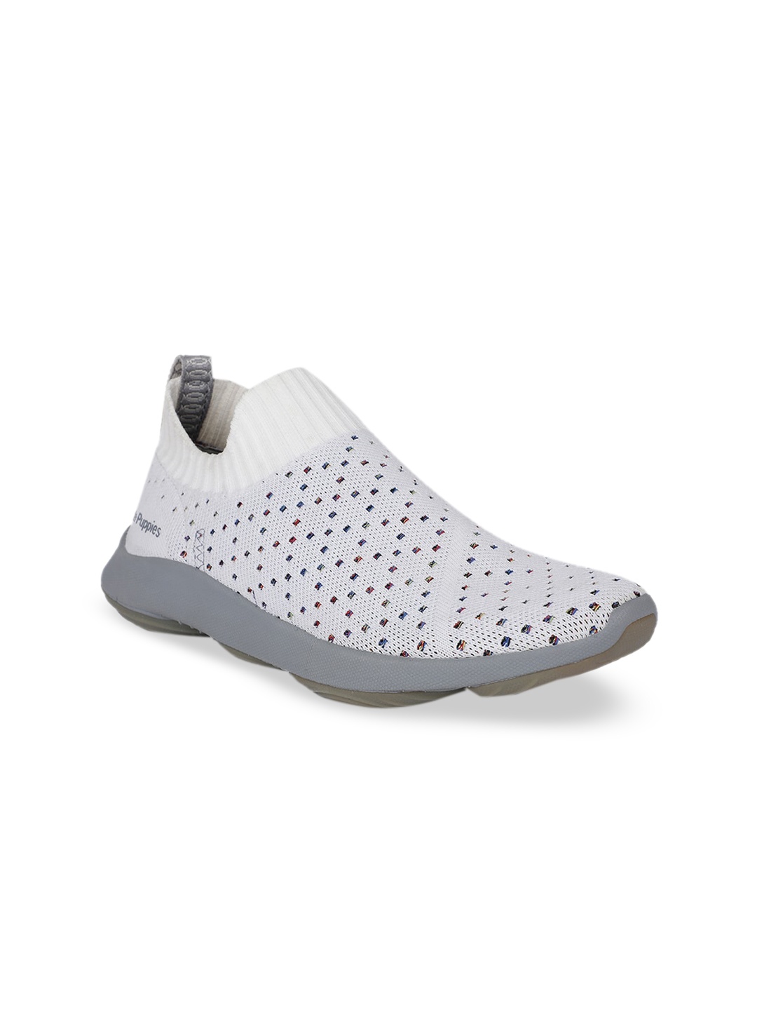

Hush Puppies Women White Slip-On Sneakers