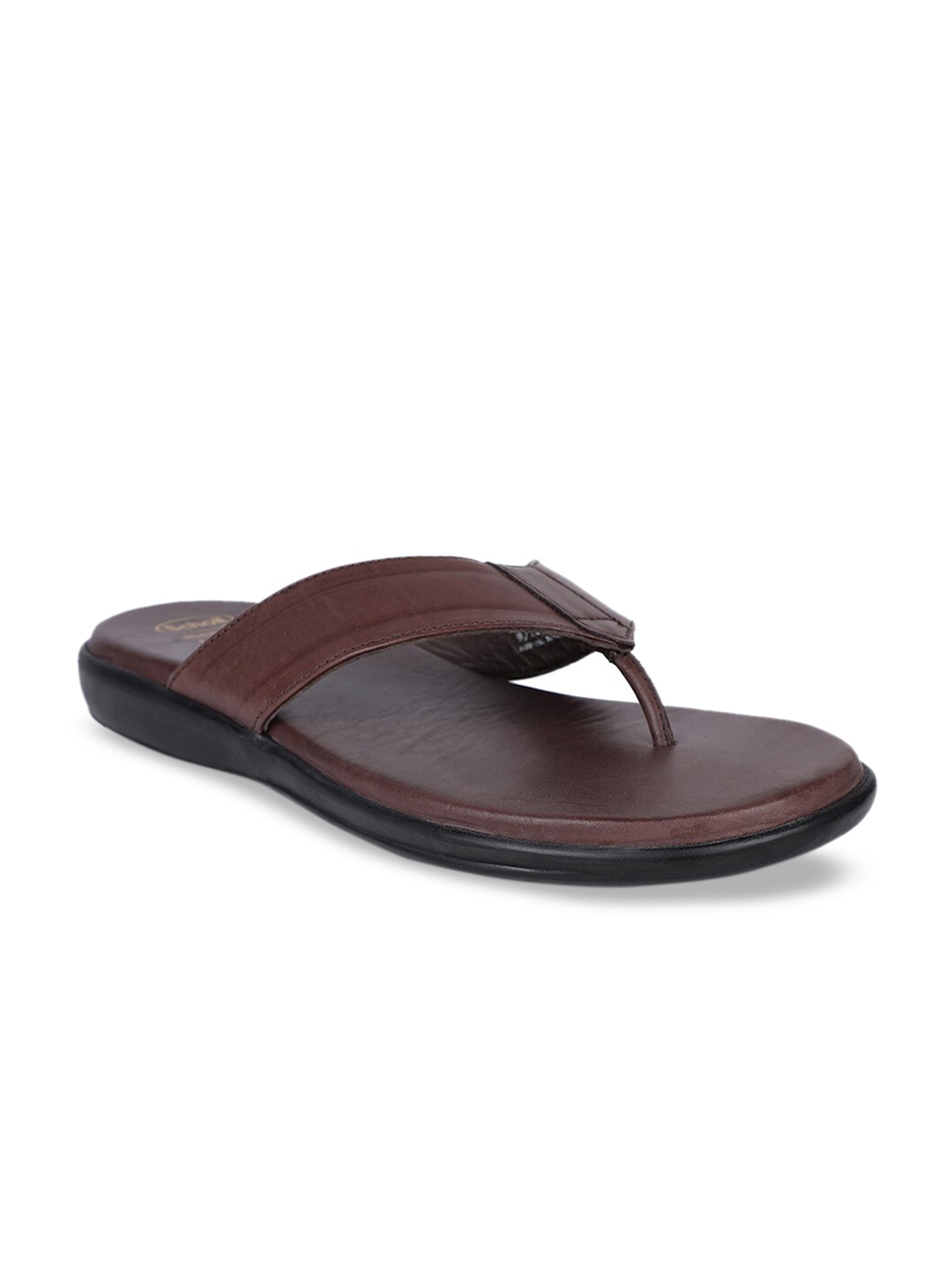 

Scholl Men Brown Leather Sandals