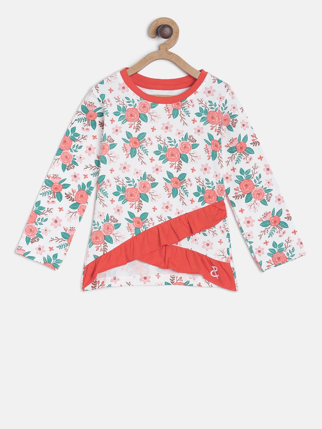 

TALES & STORIES Girls Multicoloured Printed Top, Multi