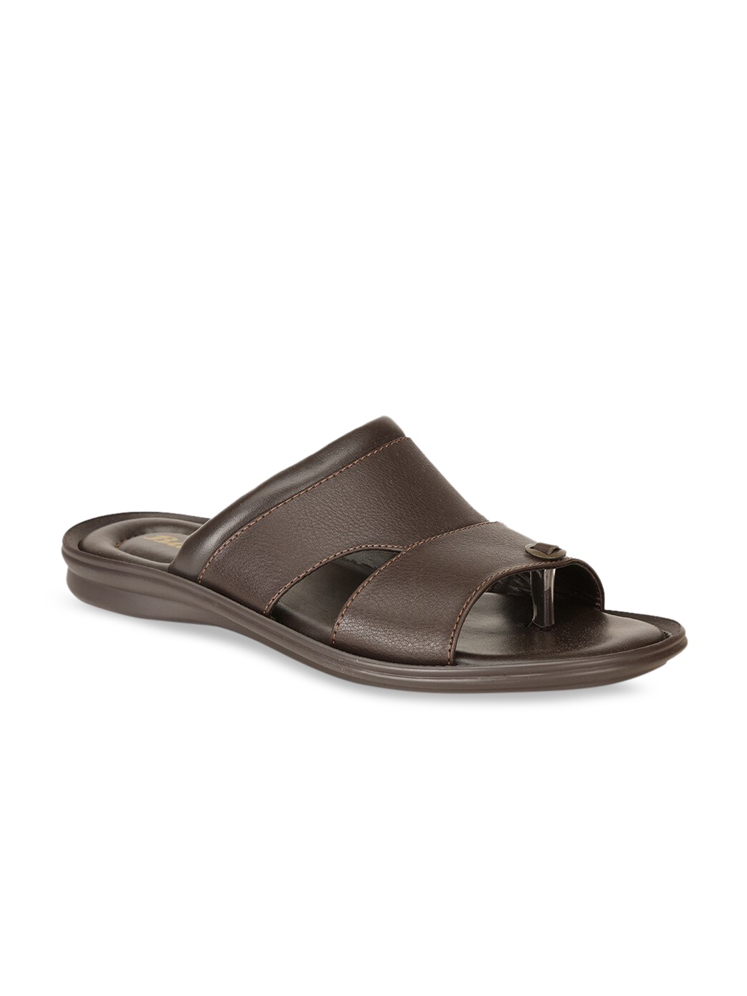 

Bata Men Brown Comfort Sandals