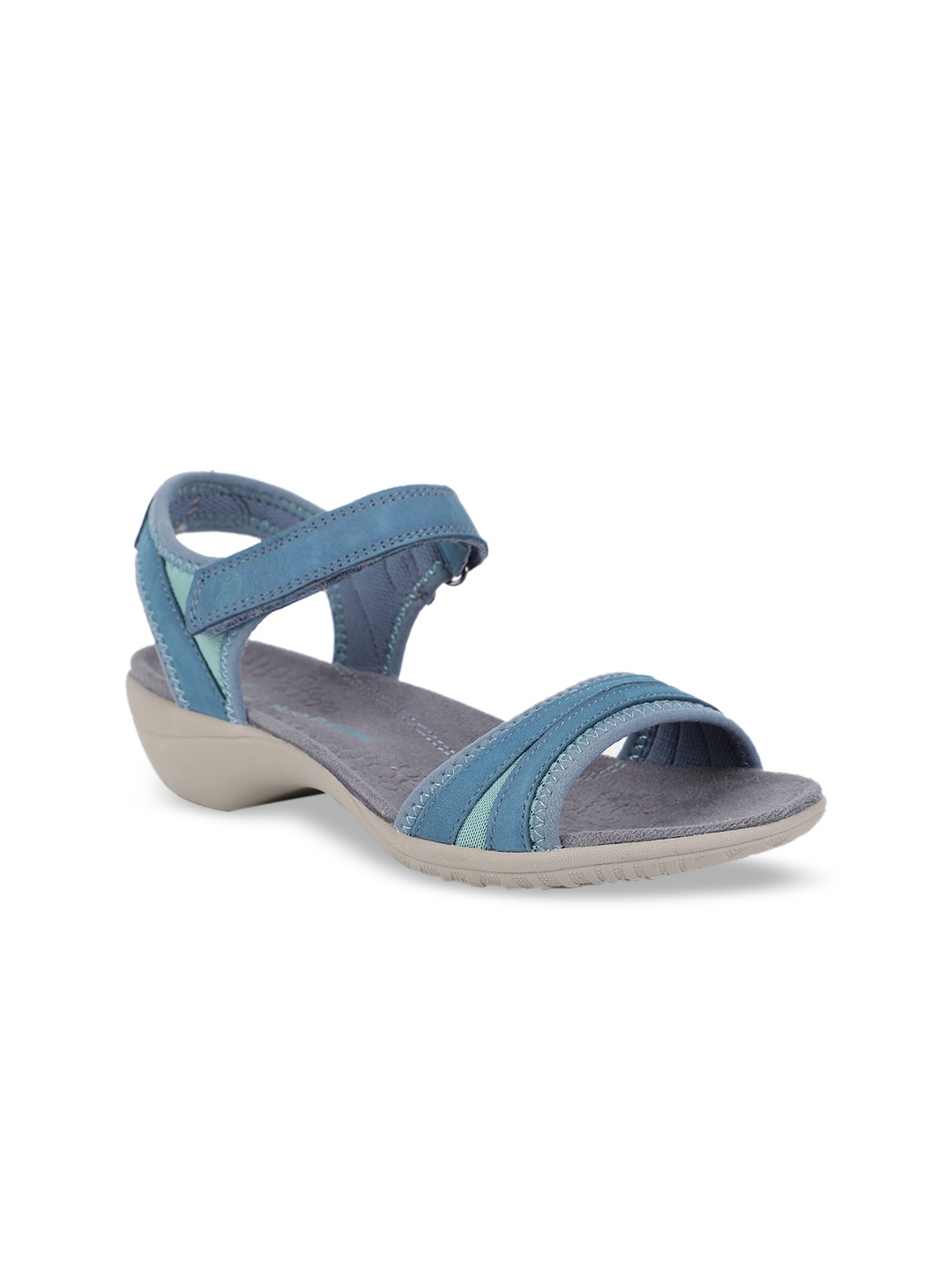 

Hush Puppies Women Blue Solid Comfort Heels