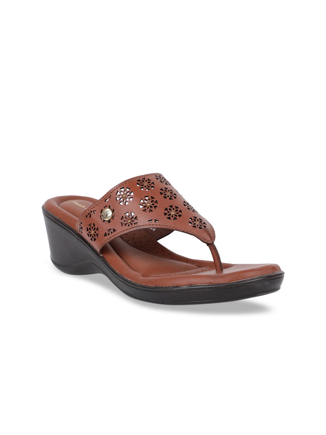 Hush Puppies Women Brown Solid Sandals