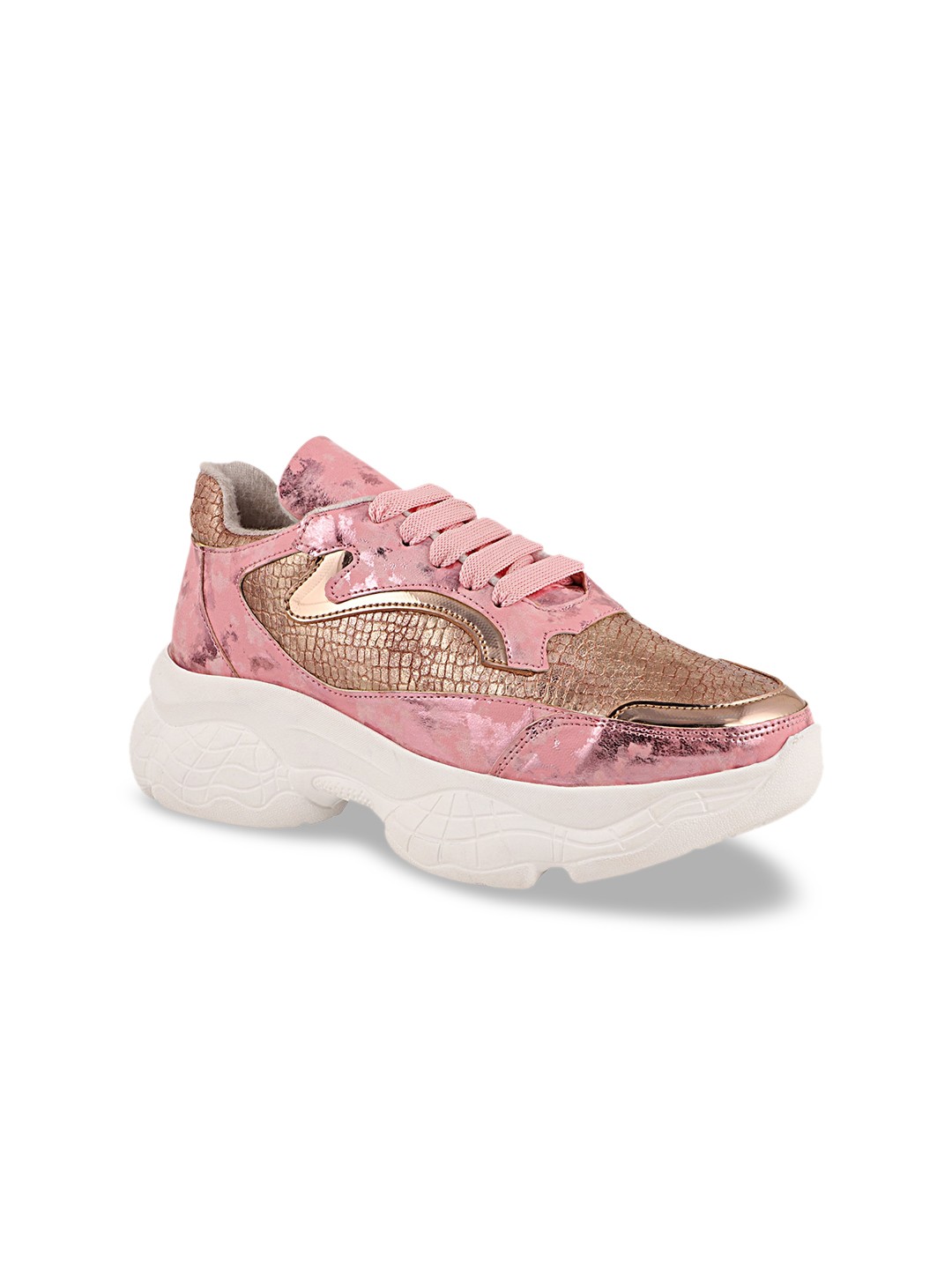 

Shoetopia Women Pink Sneakers