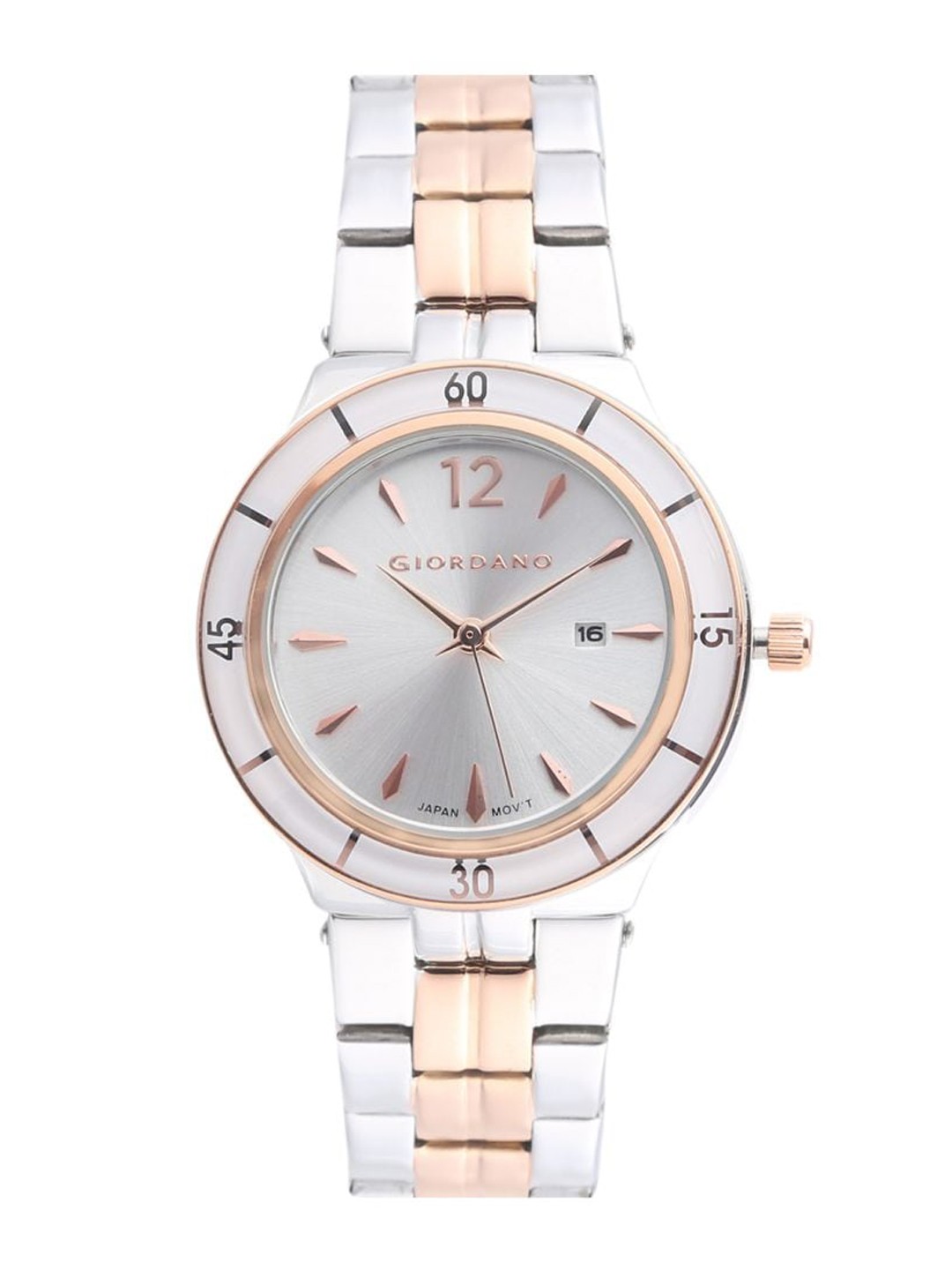 

GIORDANO Women Silver-Toned Analogue Watch