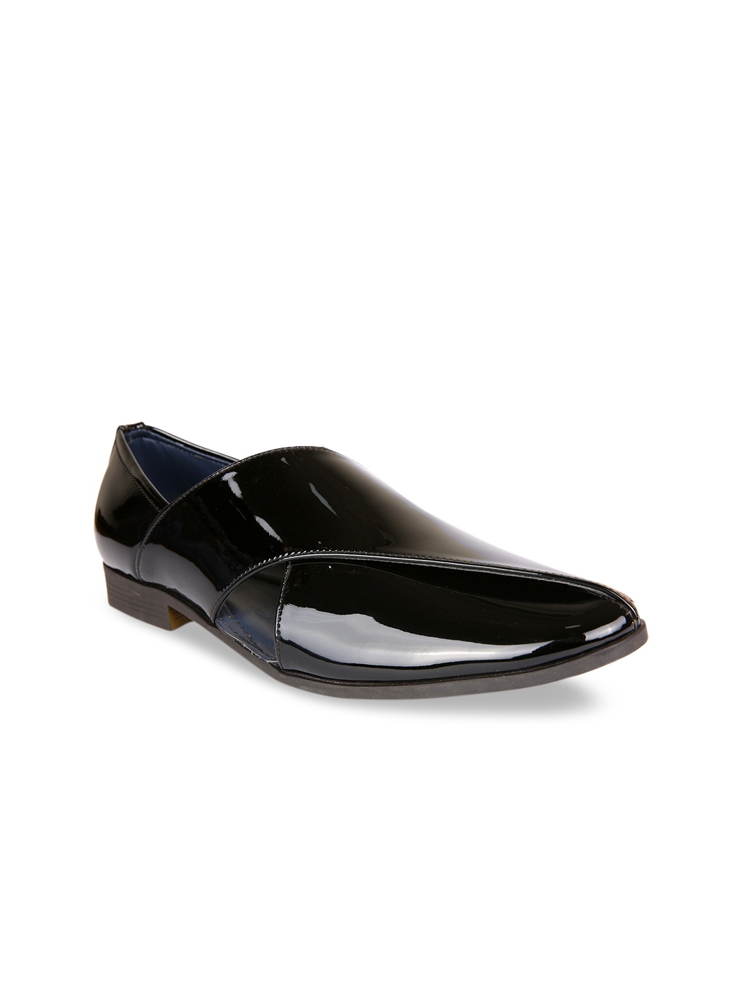 

San Frissco Men Black Shoe-Style Sandals