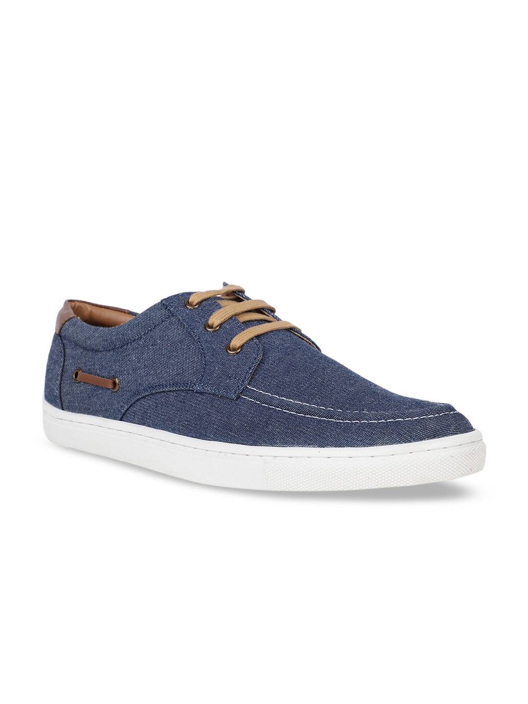 

Bata Men Blue Solid Derbys