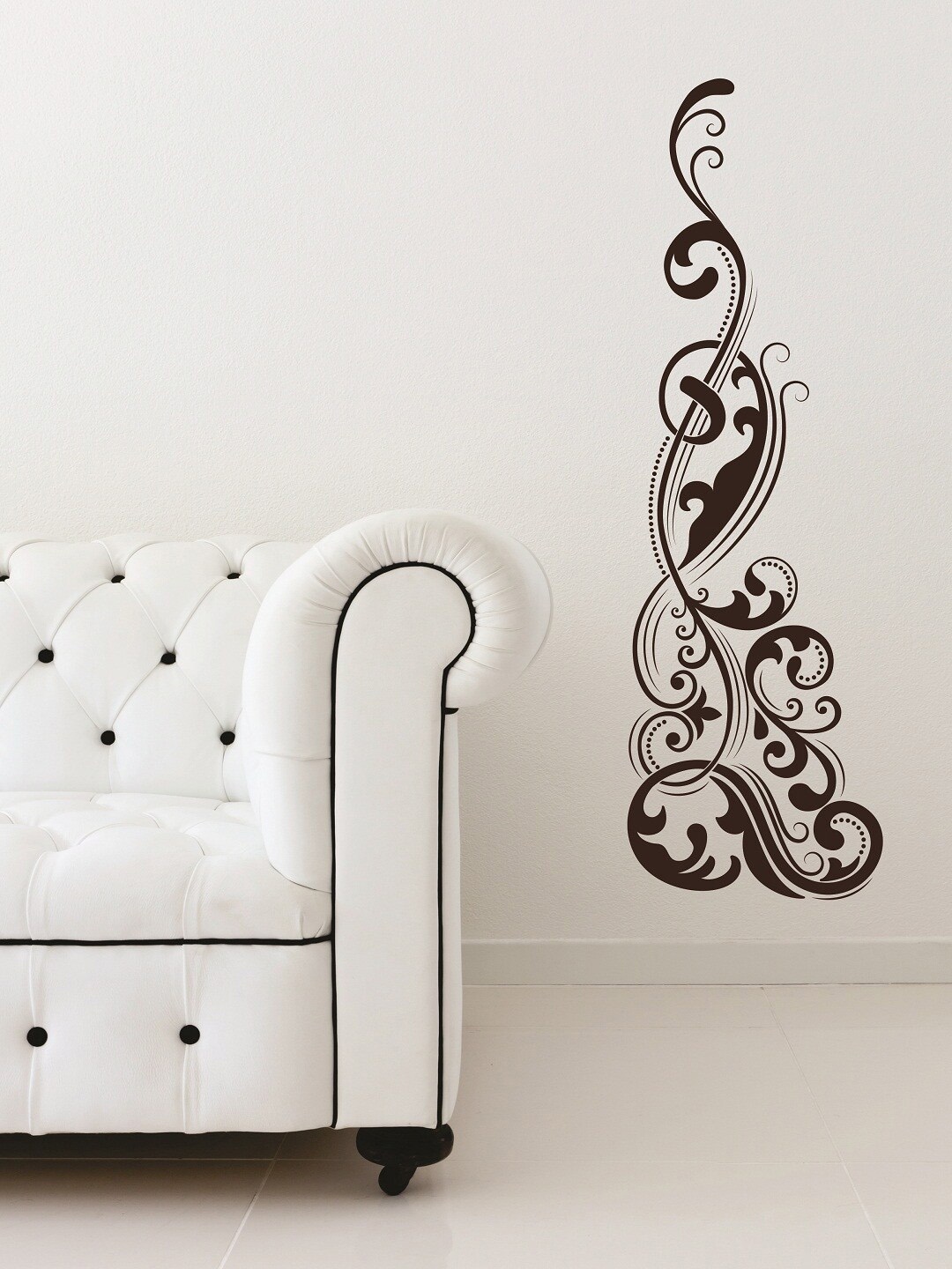 

WALLSTICK Brown Abstract Large Vinyl Wall Sticker