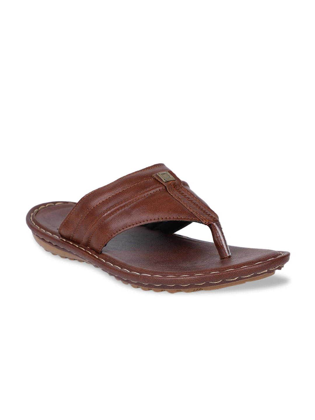 

Bata Men Brown Comfort Sandals