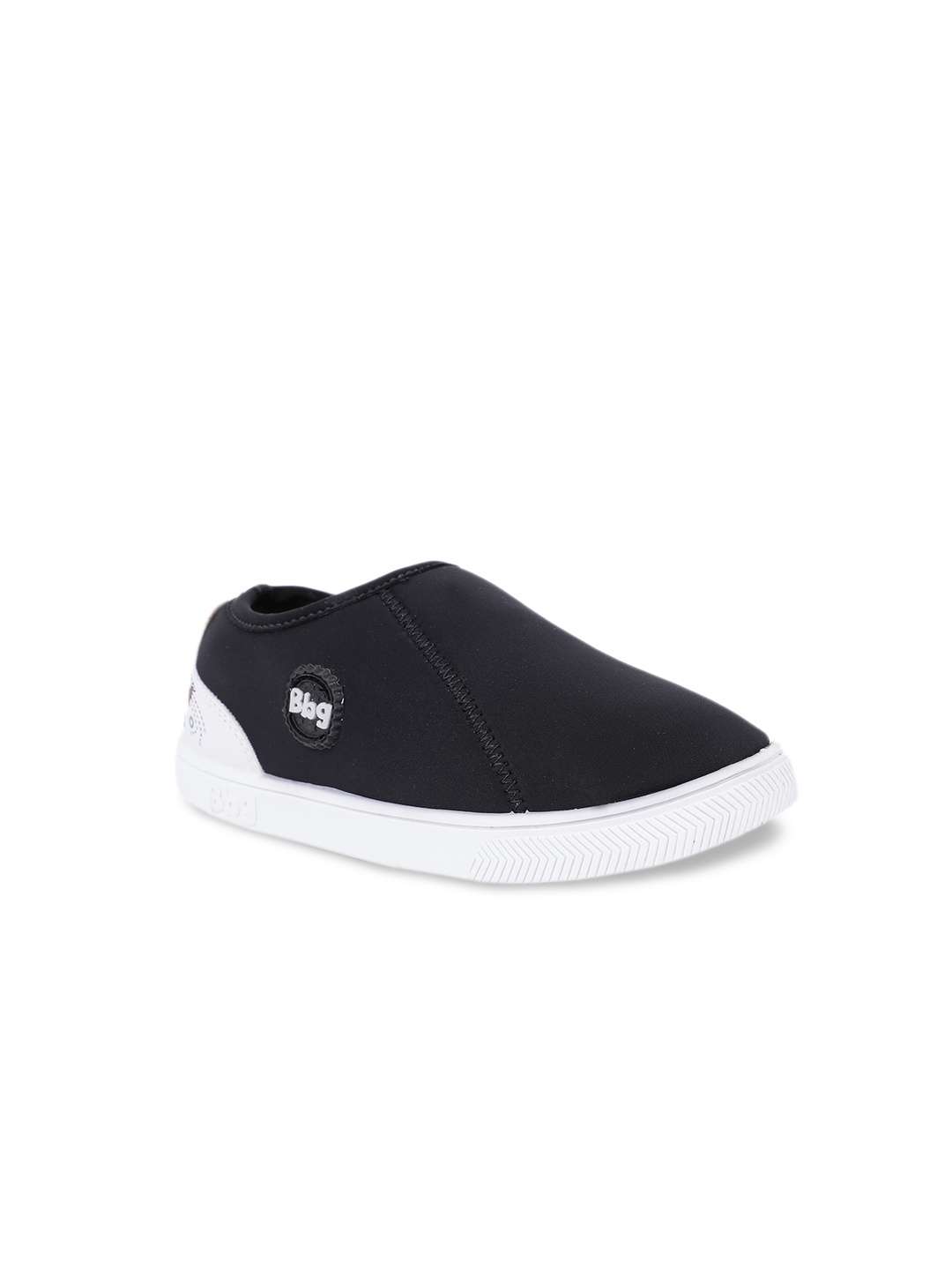 

Bubblegummers Boys Black Slip-On Sneakers