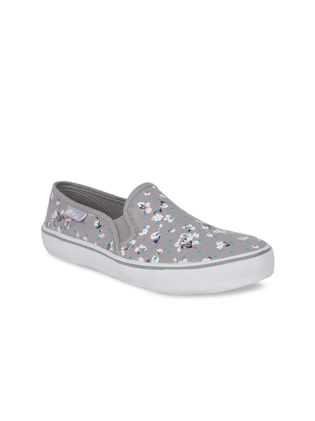 North Star Women Grey Slip-On Sneakers