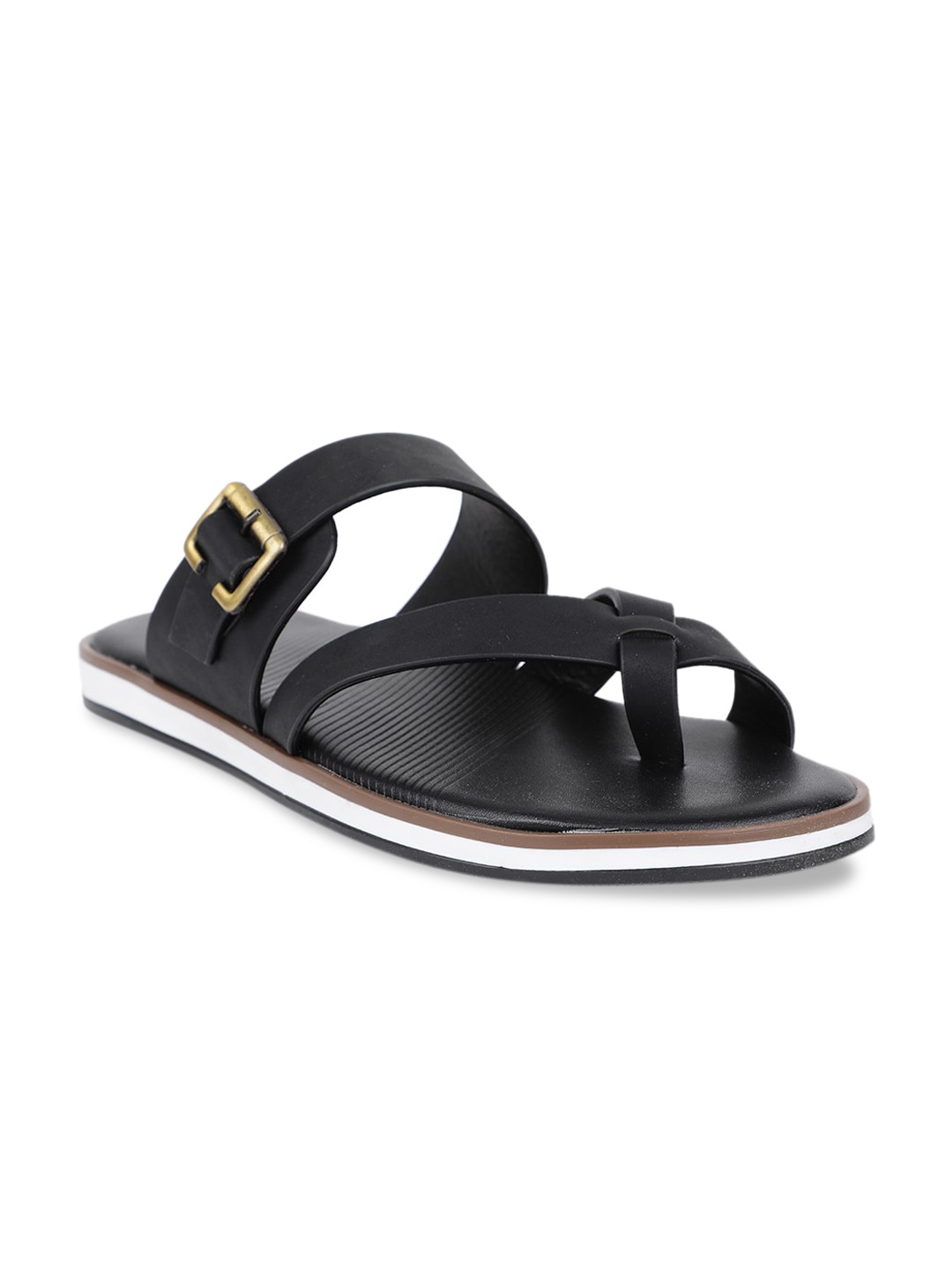 

Bata Men Black Comfort Sandals