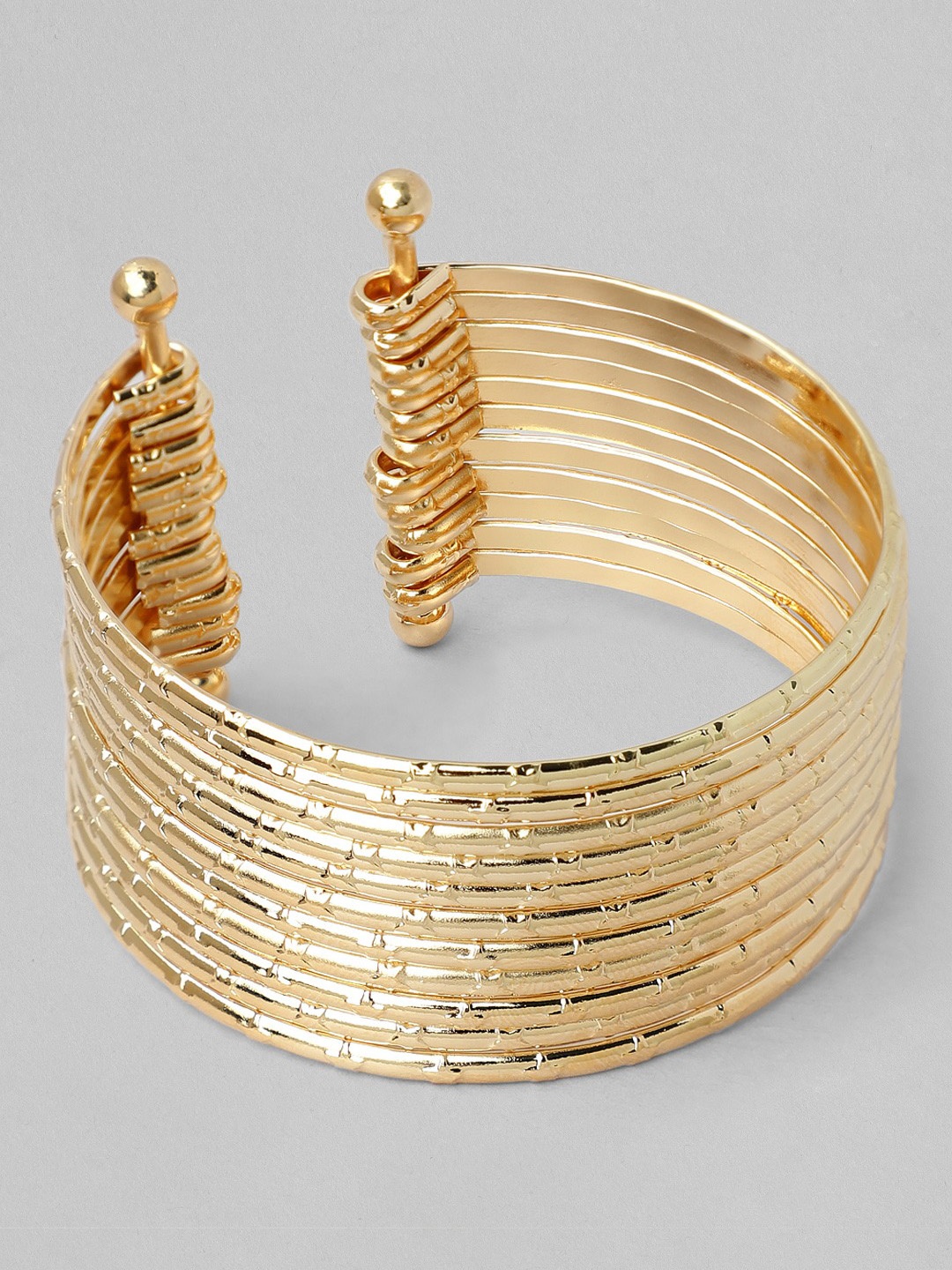 

TOKYO TALKIES X rubans FASHION ACCESSORIES Women Gold-Toned Cuff Bracelet
