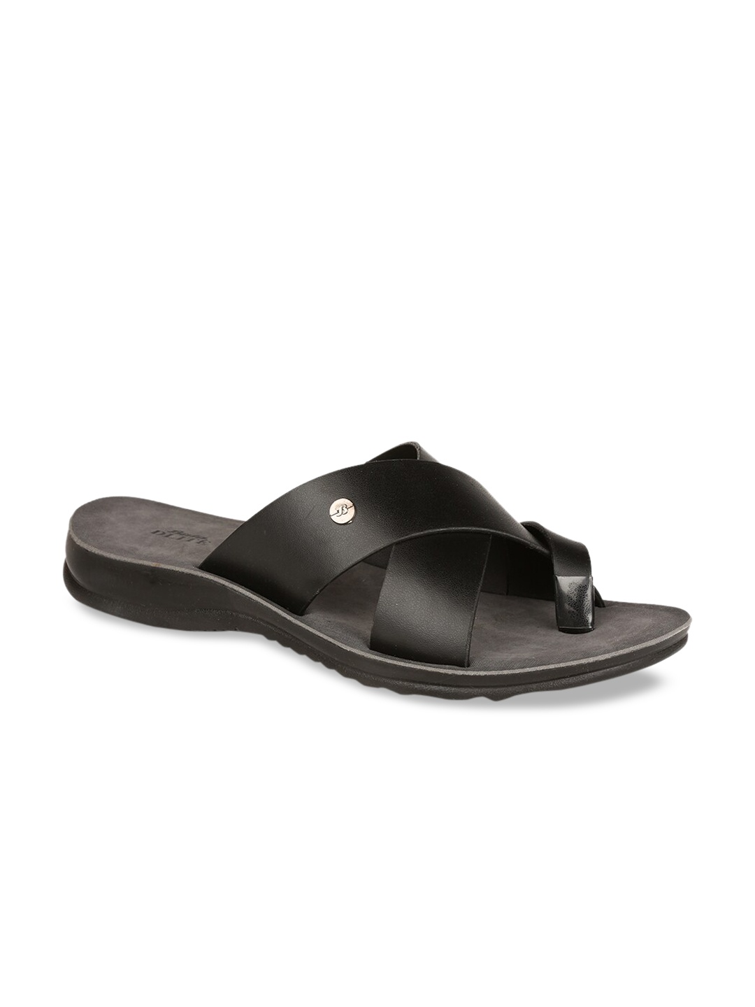

Bata Men Black Sandals