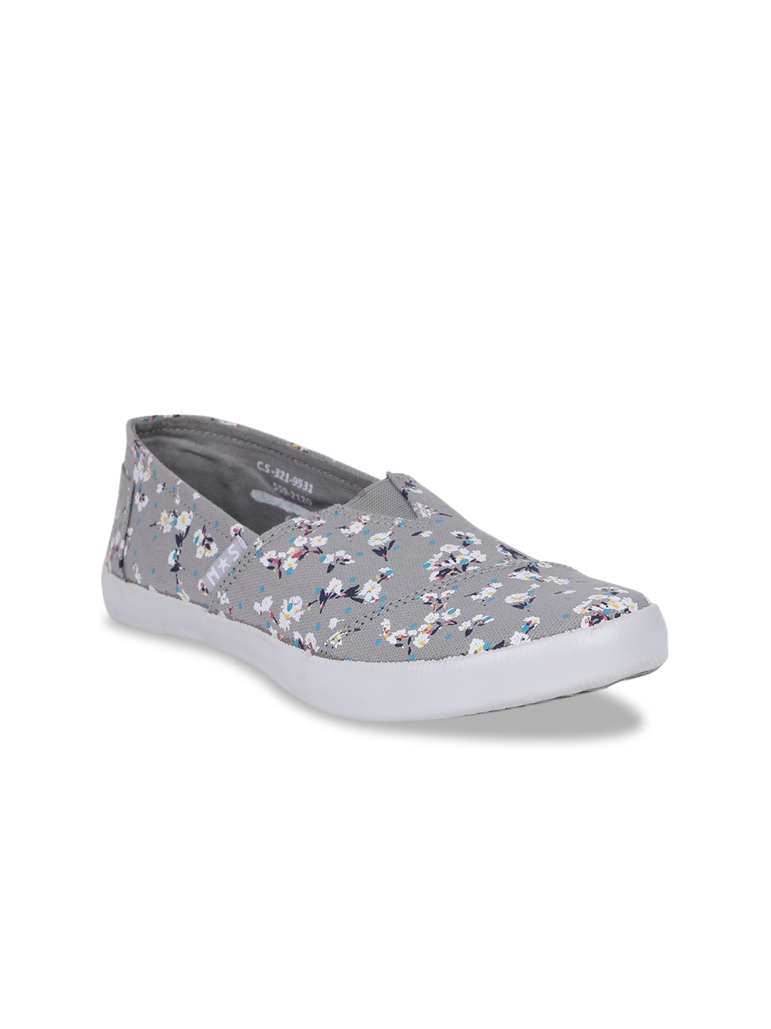 

North Star Women Grey Printed Slip-On Sneakers