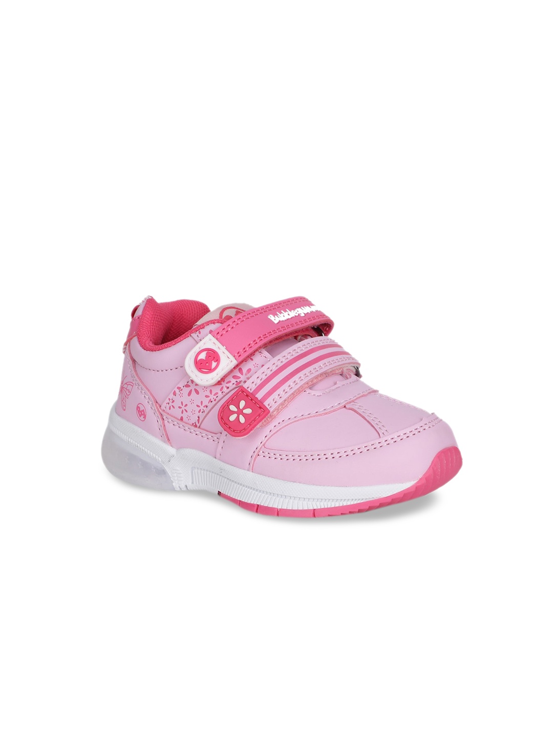

Bubblegummers Girls Pink Sneakers