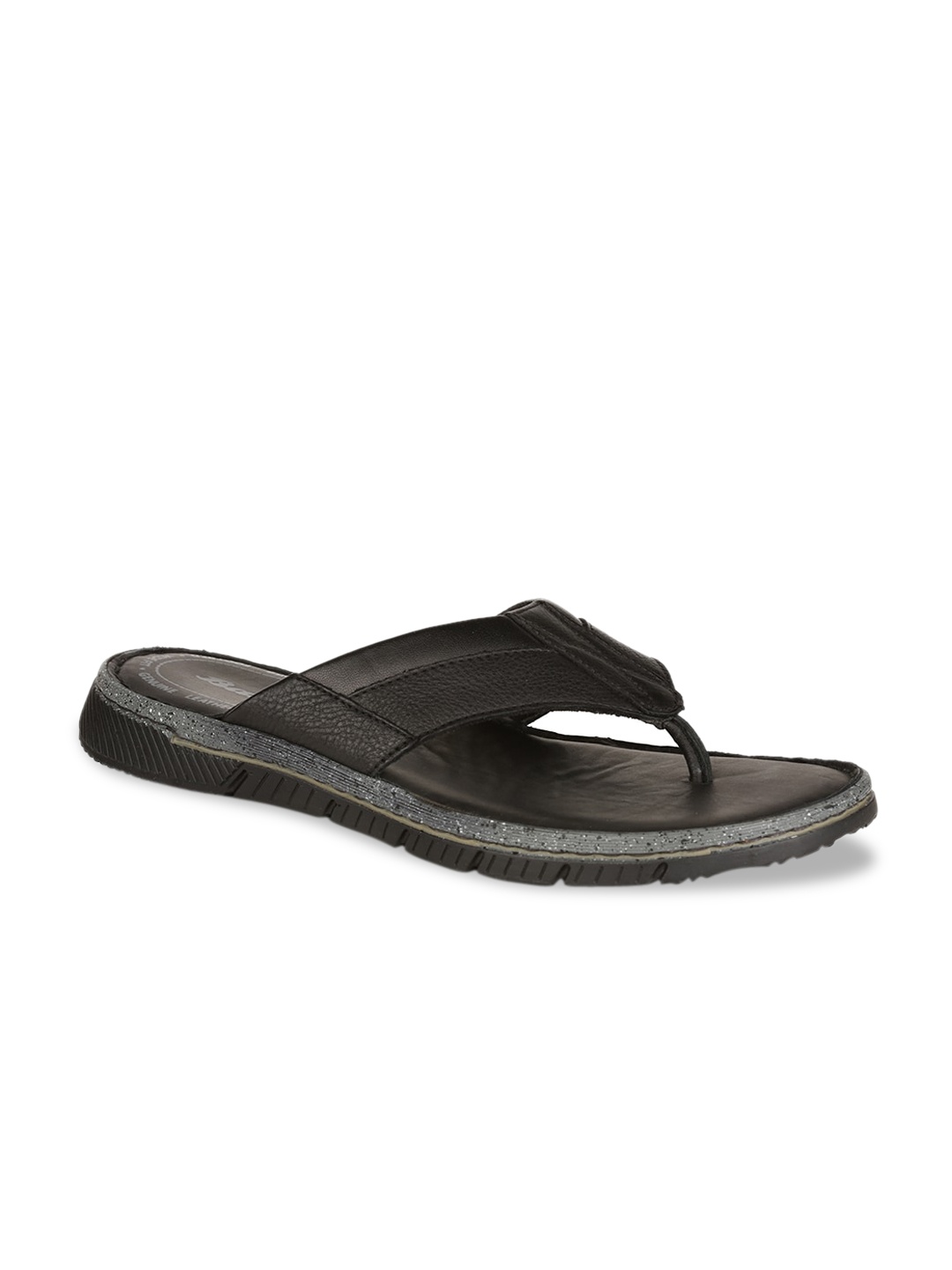 

Bata Men Black Sandals