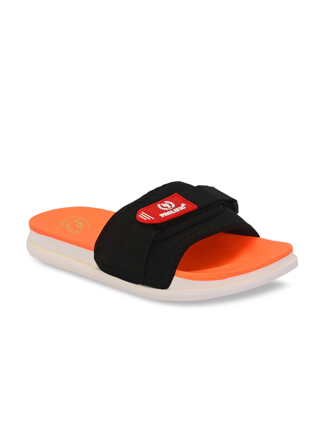 

Prolific Men Orange Solid Sliders